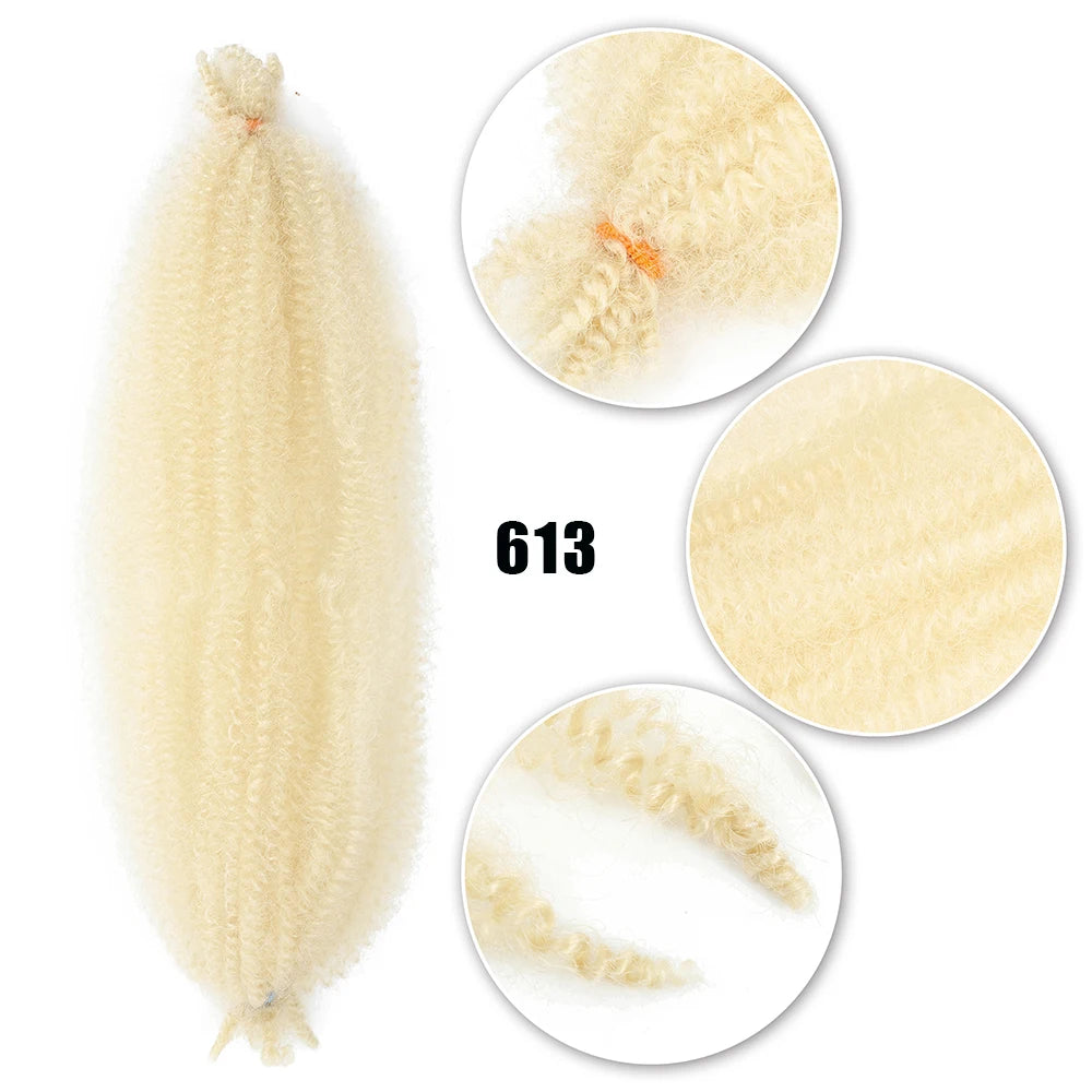 Afro Kinky Marely Braiding Crochet Hair Springy
