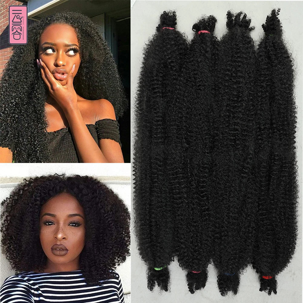 Afro Kinky Marely Braiding Crochet Hair Springy