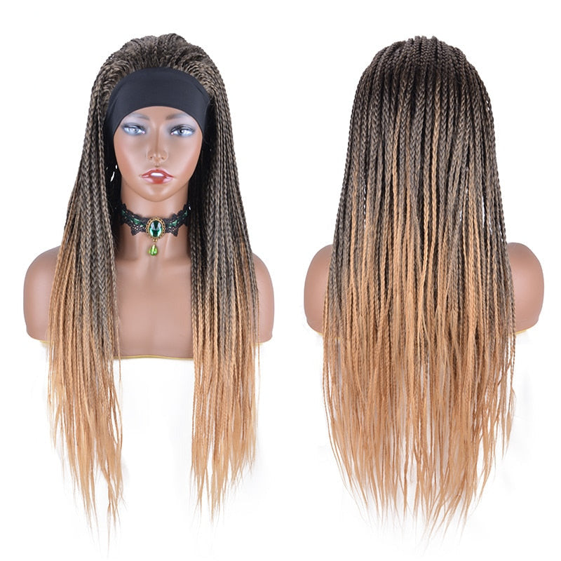 26 Inch Synthetic Hair Box Braided Wigs Long Crochect