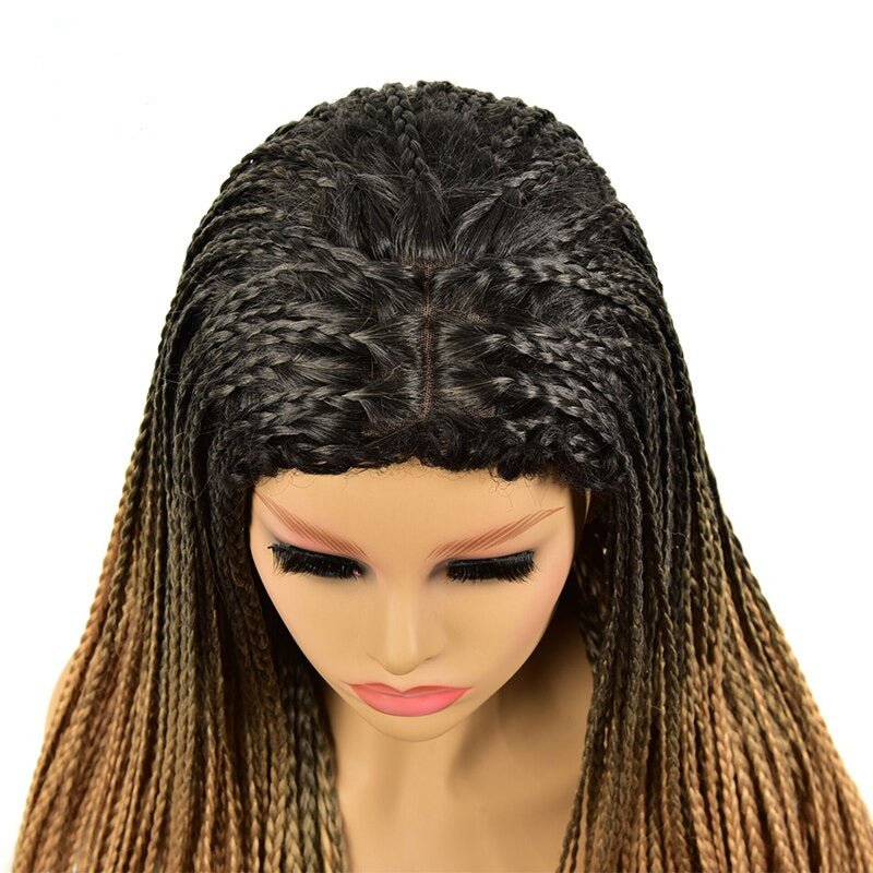 26 Inch Synthetic Hair Box Braided Wigs Long Crochect