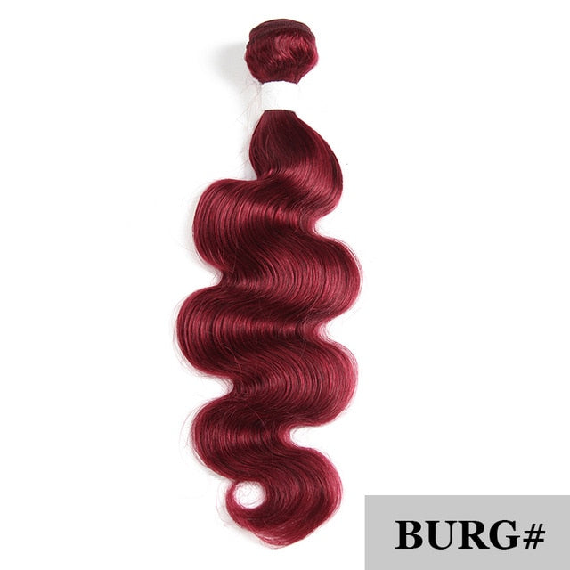 Color Human Hair Body Wave Bundles