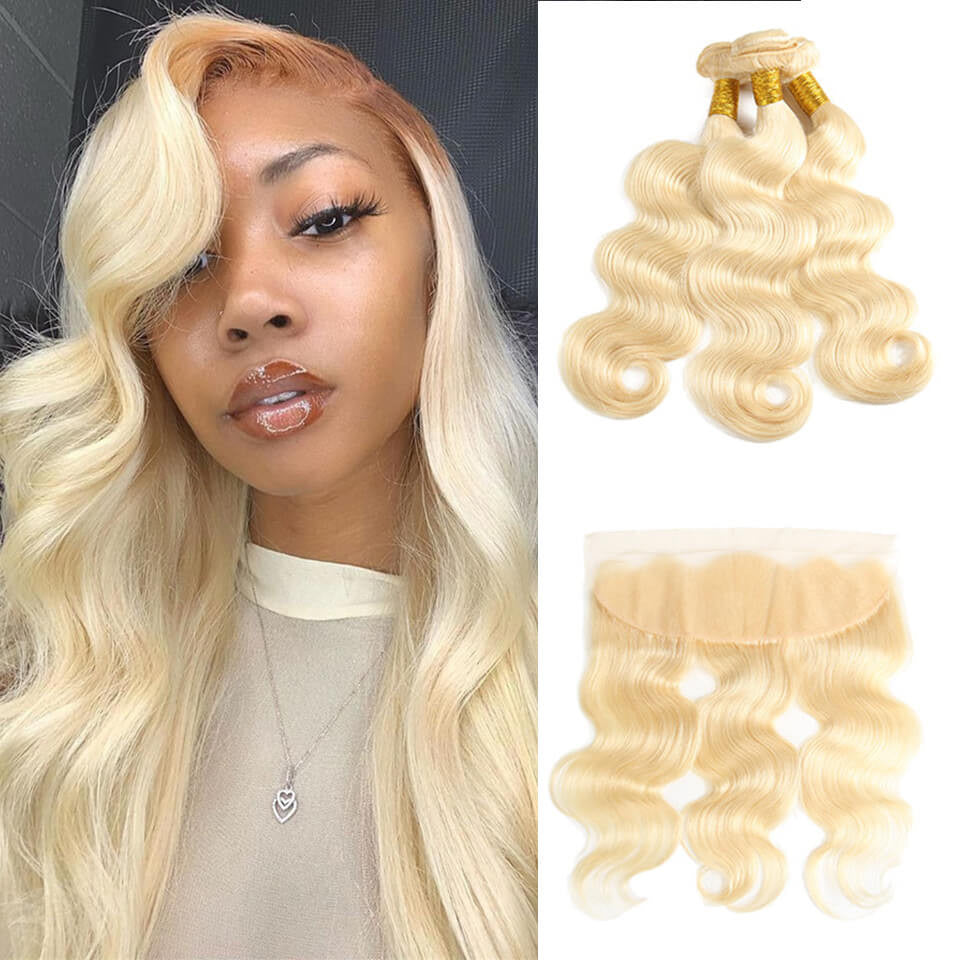 613 Honey Blonde Body Wave Human Hair