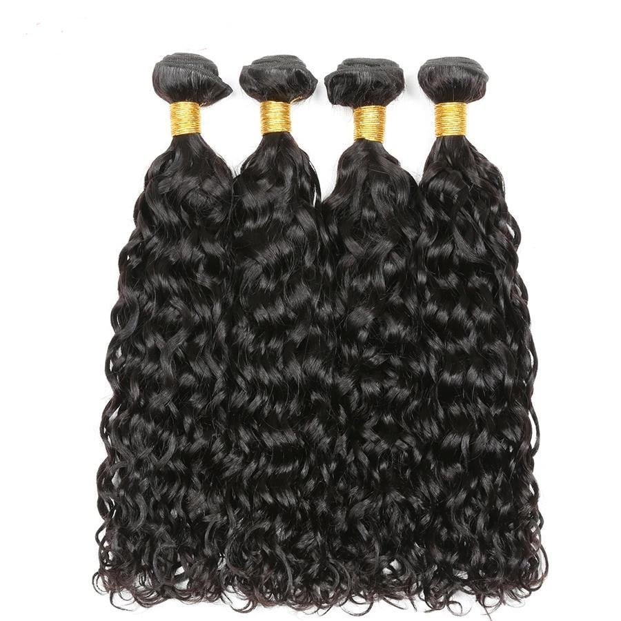 4 Bundles Deal Raw Water Wave Indian Hair