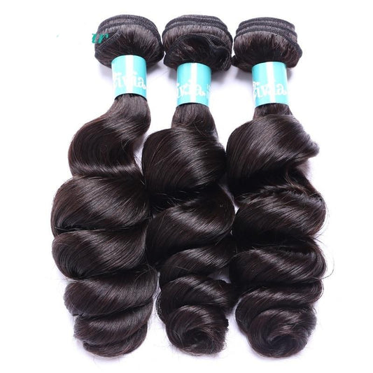 1/3/4 Unprocessed Brazilian Loose Wave bundles 30 inch Hair extensions