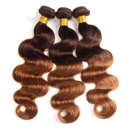 Brazilian human Hair Body Wave Bundles Two Tone