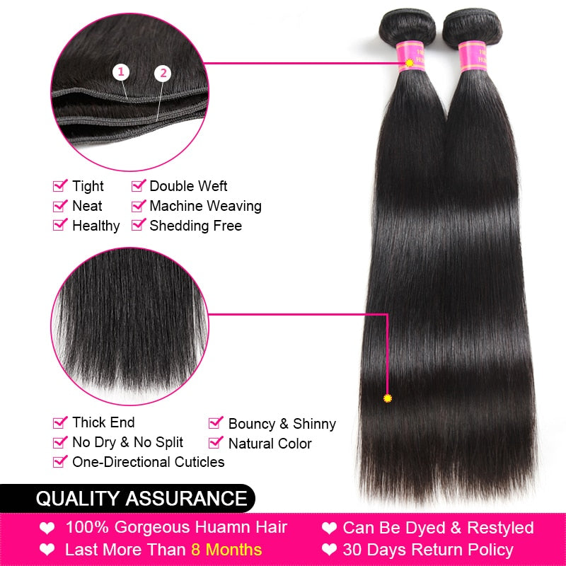 Malaysian Straight Hair Bundles