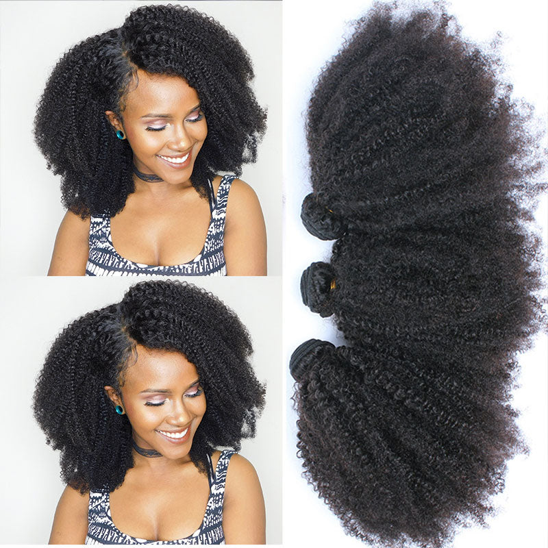 Mongolian Afro Kinky Curly Bundles