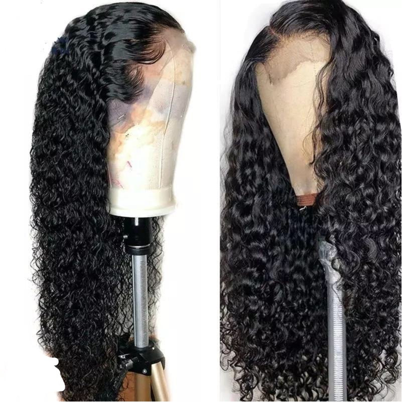 Water Wave Wrap Around Clip Ins Curly Hair Natural Color 16-24inch